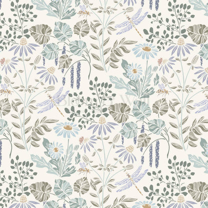 Selah Lake & Meadow Sky Cream Wallpaper