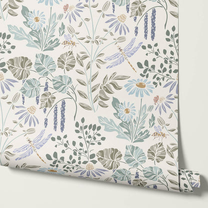 Selah Lake & Meadow Sky Cream Wallpaper