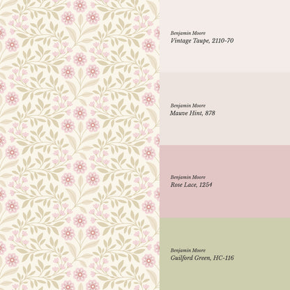 Selina Pastel Reverie Pink Wallpaper
