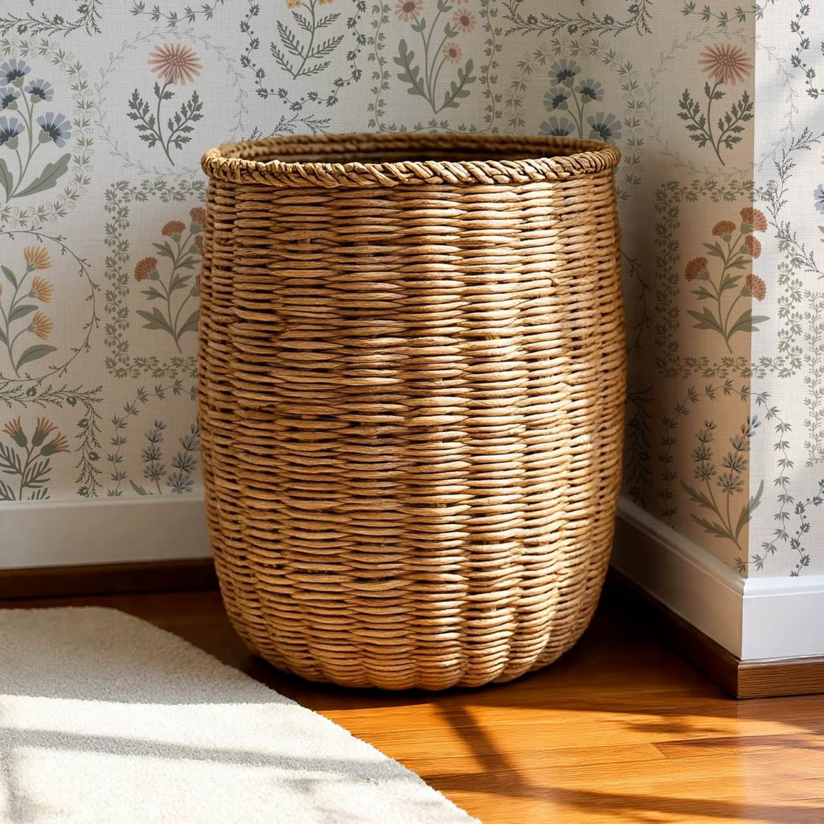Sima Vintage Wildflowers Soft Pastel Ivory Wallpaper