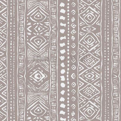 Sisa Brushstroke Cocoa Geometric Wallpaper
