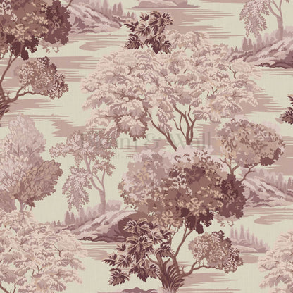 Skylar Antique Tapestry Rose Dust Wallpaper