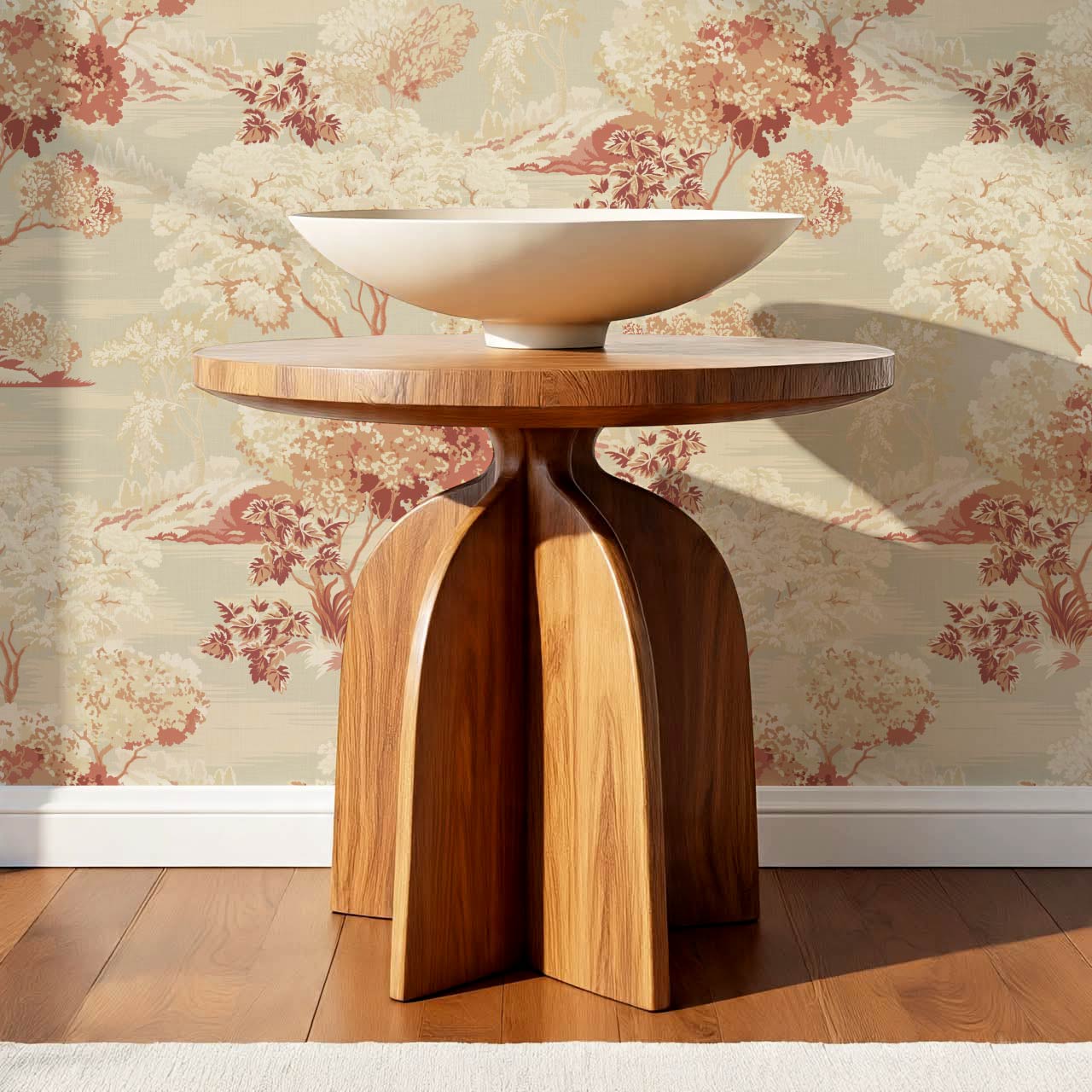 Skylar Antique Tapestry Cream Sepia Wallpaper