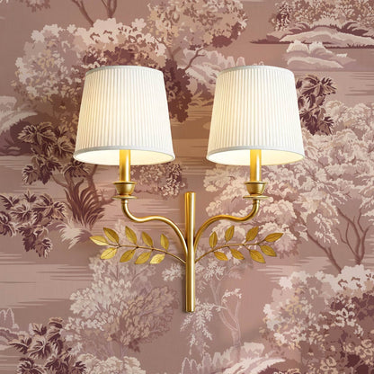 Skylar Antique Tapestry Mauve Wallpaper