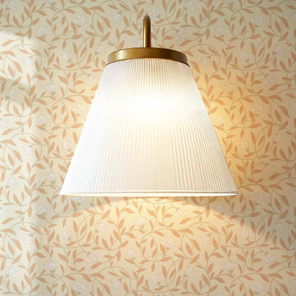 Skylar Blooming Vines Butter Wallpaper