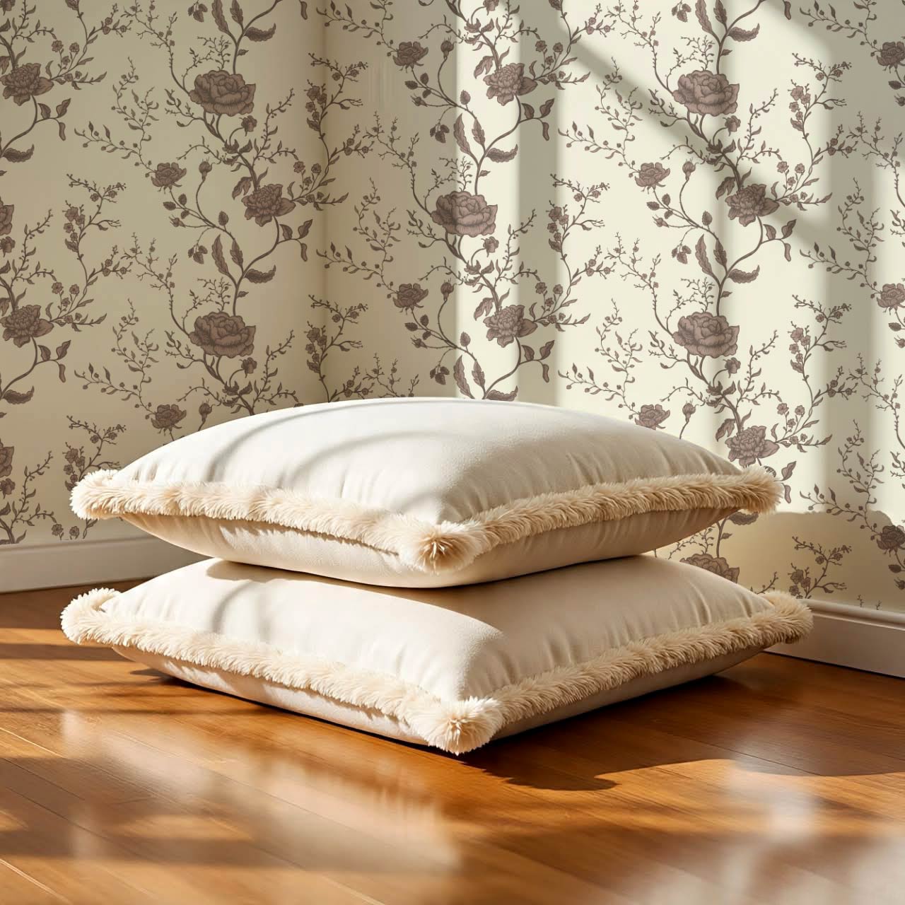 Sofia Blossom & Vine Rosewood Wallpaper