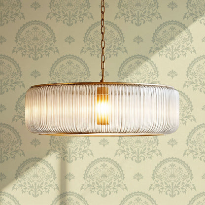 Solana Blooms Olive Wallpaper