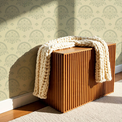 Solana Blooms Olive Wallpaper