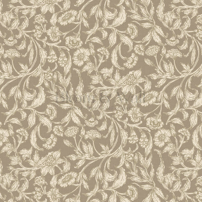 Solange Floral Vines Nordic Gray Wallpaper