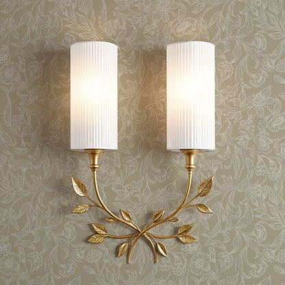 Solange Floral Vines Taupe Wallpaper