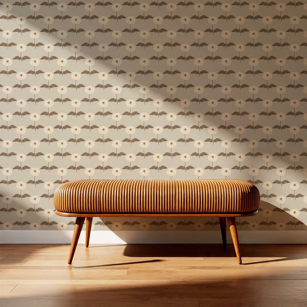 Solene Almond Marigolds Wallpaper