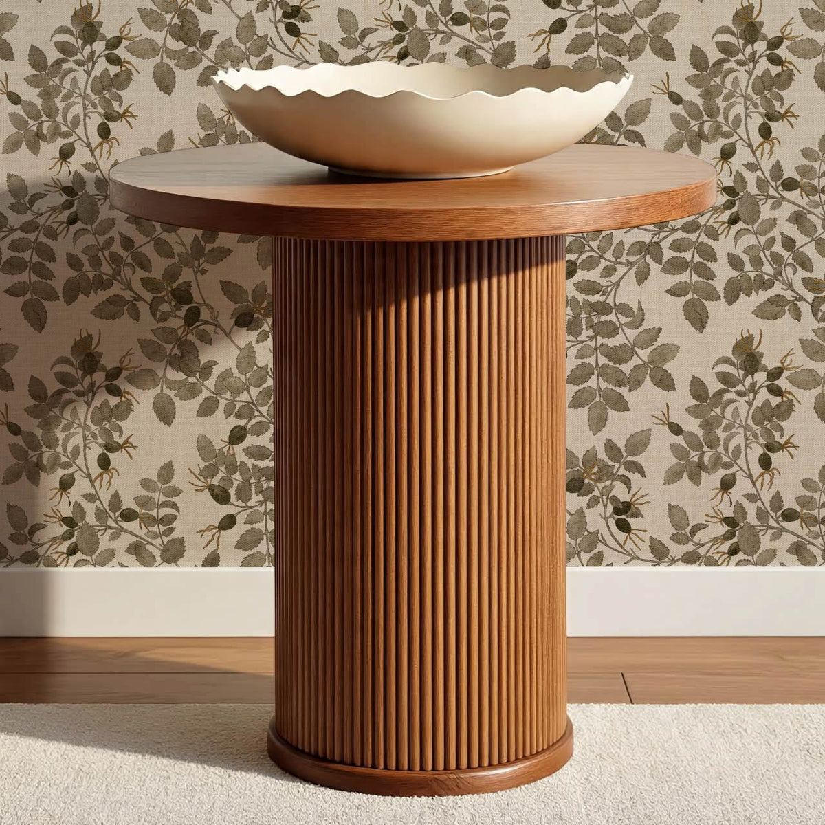 Sonia Wild Rose Trail Taupe Stone Dry Moss Wallpaper