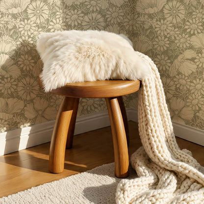 Soovi Wildflowers Sage Butter Wallpaper