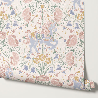 Stella Garden Carnival Floral Pastel Wallpaper
