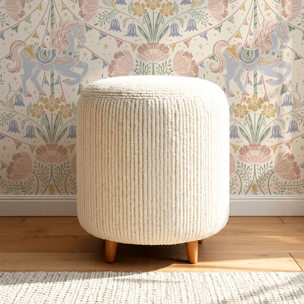 Stella Garden Carnival Floral Pastel Wallpaper