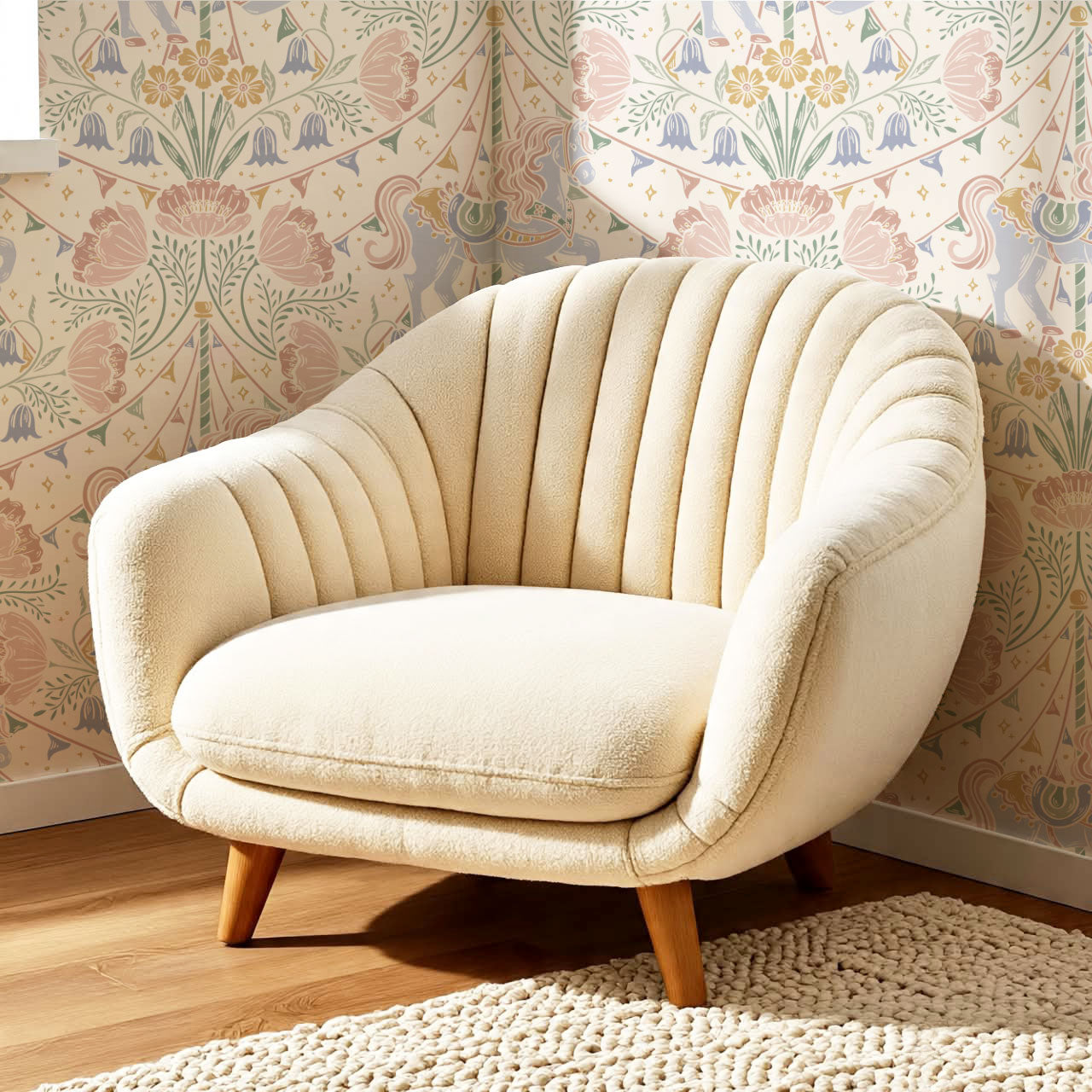 Stella Garden Carnival Floral Pastel Wallpaper