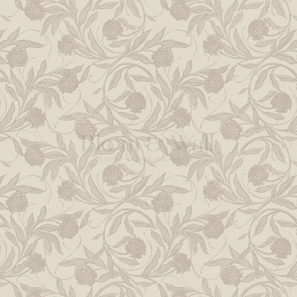 Stoneleigh Blooming Vines Dusty Mauve Wallpaper