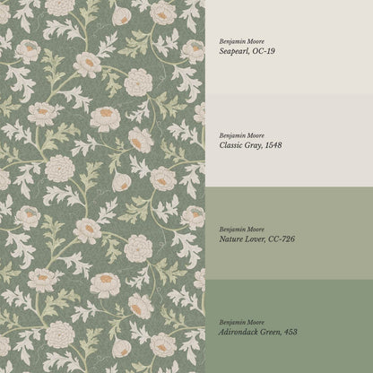 Susana Twining Garden Forest Beige Wallpaper