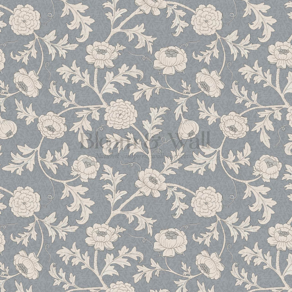 Susana Twining Garden Gray Sky Ivory Wallpaper