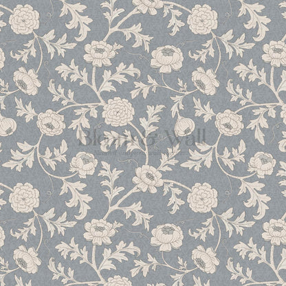 Susana Twining Garden Gray Sky Ivory Wallpaper