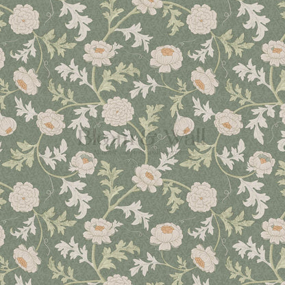 Susana Twining Garden Forest Beige Wallpaper