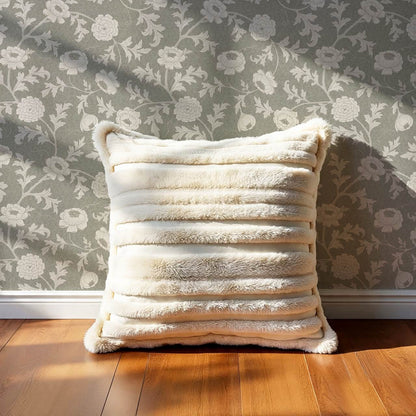 Susana Twining Garden Dry Sage Bone Wallpaper