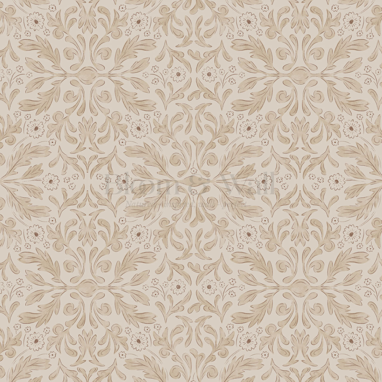 Suzette Botanicals Creamer Wallpaper