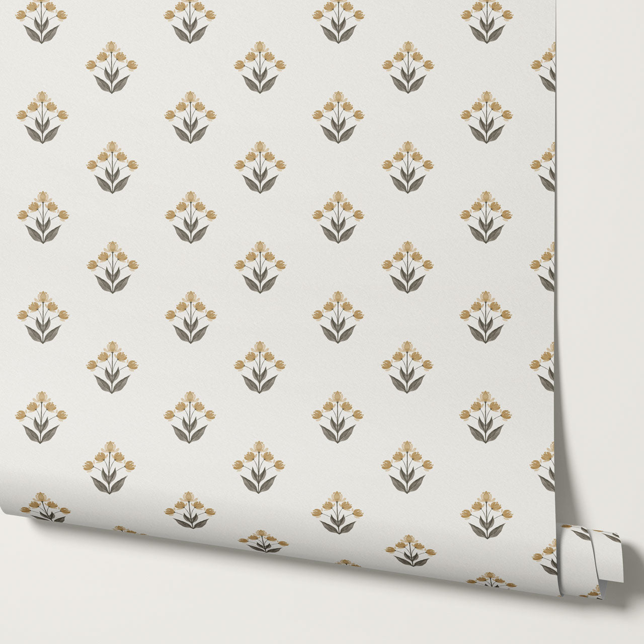Thara Mirrored Bunch Butter Wallpaper