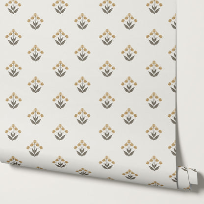 Thara Mirrored Bunch Butter Wallpaper