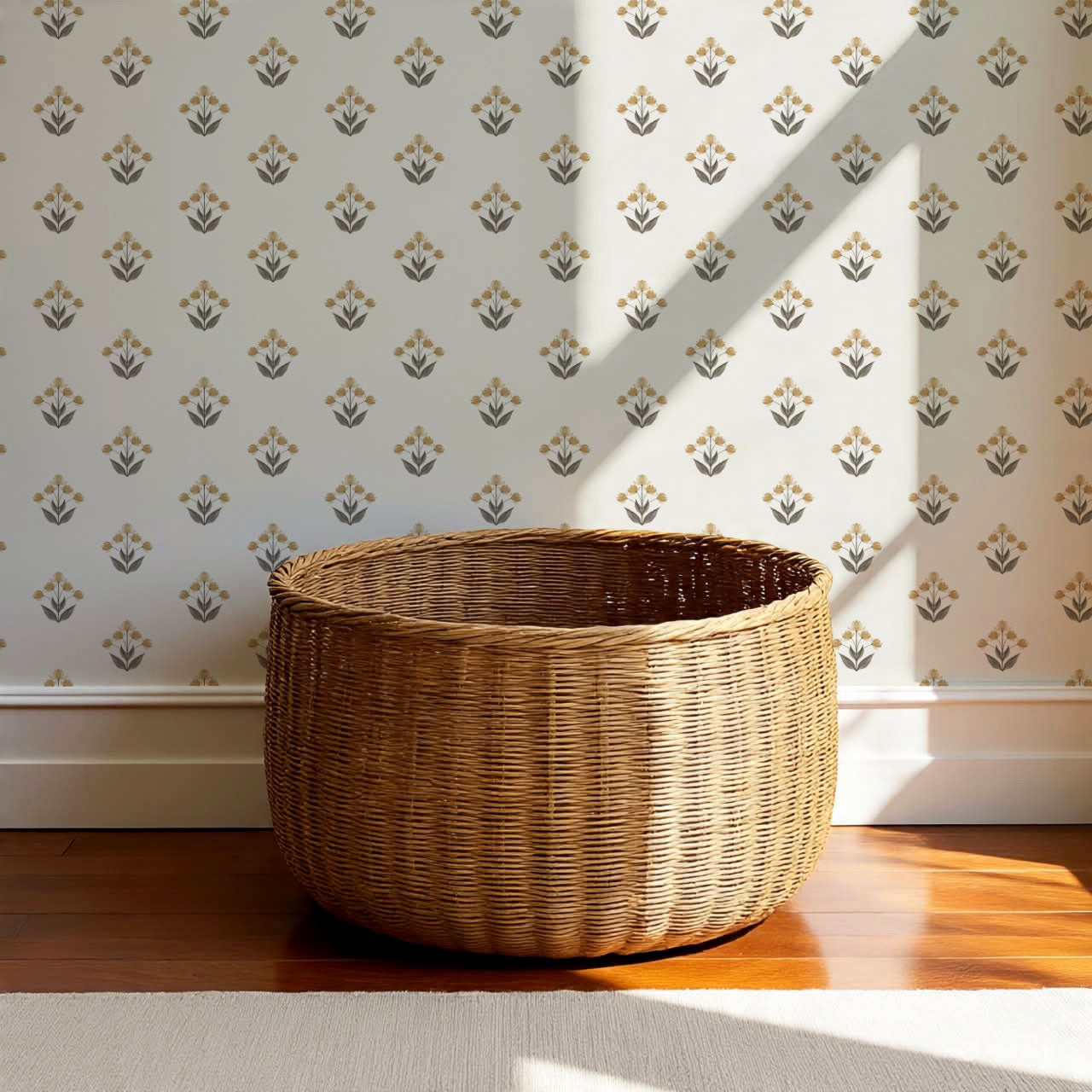Thara Mirrored Bunch Butter Wallpaper