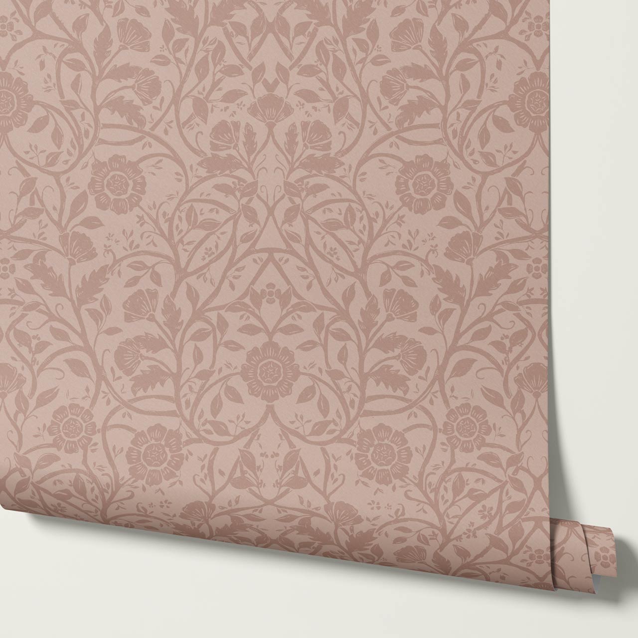 Taja Whispers in the Garden Muted Blush Wallpaper