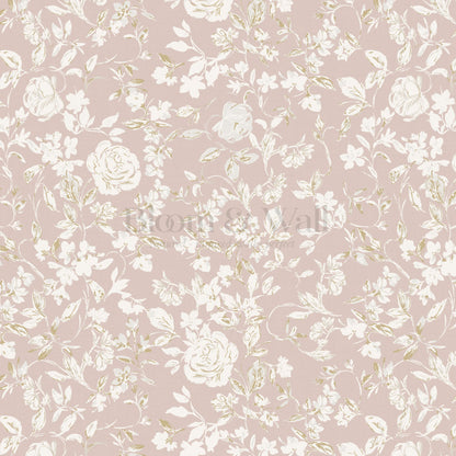 Talia Veiled Garden Rose Dust Wallpaper