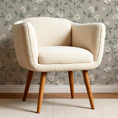Tatjana Floral Chinoiserie Beige Ivory Wallpaper