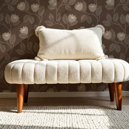 Teodora Country Blossom Chocolate Taupe Wallpaper