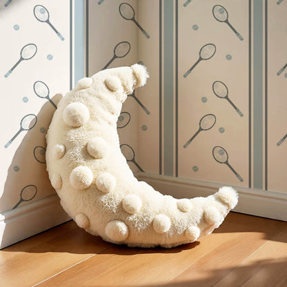 Theo Country Club Tennis Stripes Blue Wallpaper