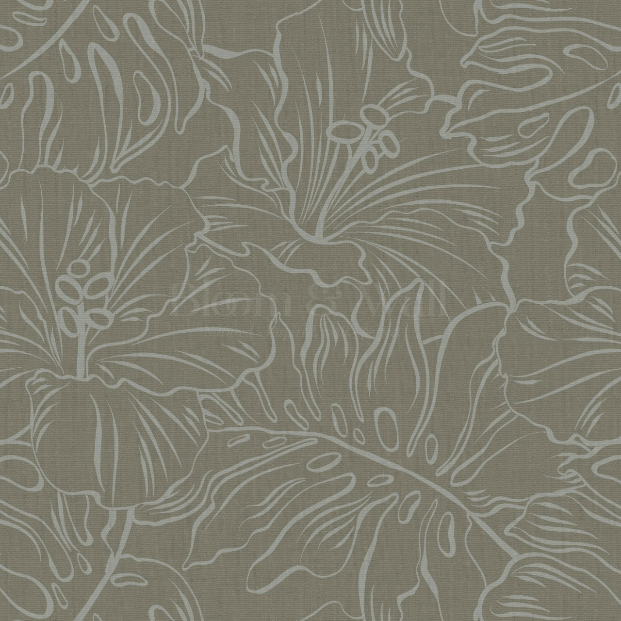 Tiana Large Monstera Moss Sage Wallpaper
