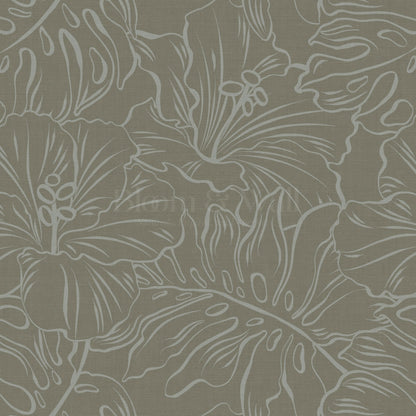 Tiana Large Monstera Moss Sage Wallpaper
