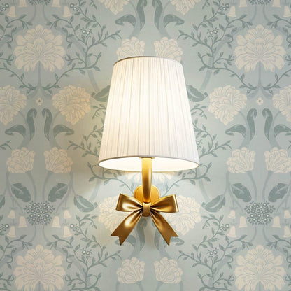 Triin Chrysanthemum Floral Sea Glass Cream Wallpaper