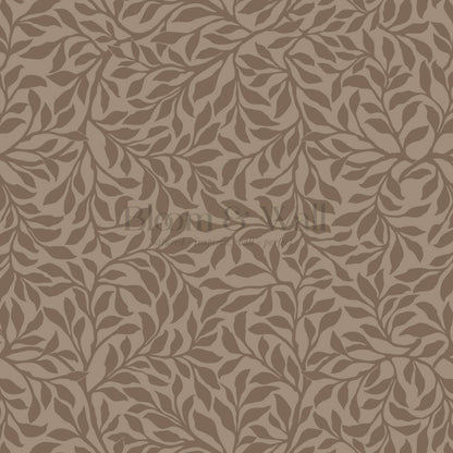 Trinidad Winding Foliage Brown Beige Wallpaper