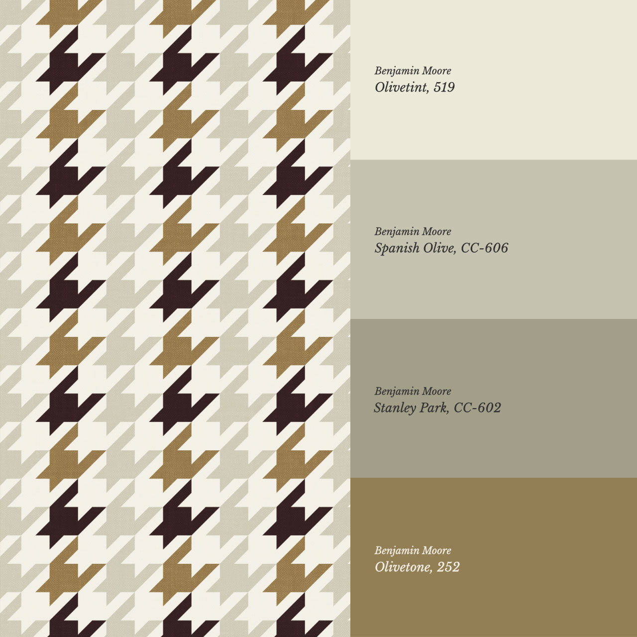Valentina Cotswold Check Olive Wallpaper