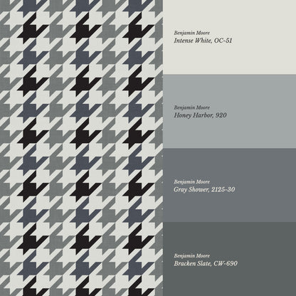 Valentina Cotswold Check Slate Wallpaper