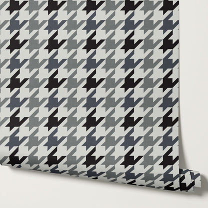 Valentina Cotswold Check Slate Wallpaper