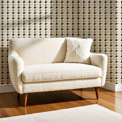 Valentina Cotswold Check Olive Wallpaper