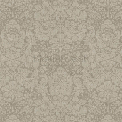 Varvaara Floral Damask Stone Taupe Wallpaper