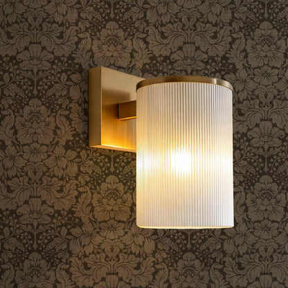 Varvaara Floral Damask Brown Taupe Wallpaper