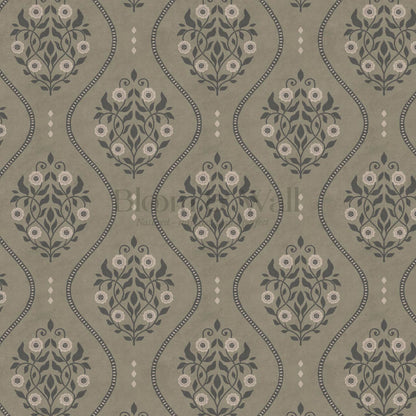 Vela Heritage Bellvine Stone Slate Wallpaper