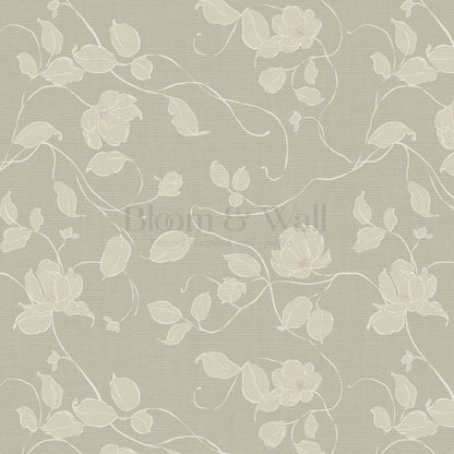 Verdantine Vines Taupe Wallpaper