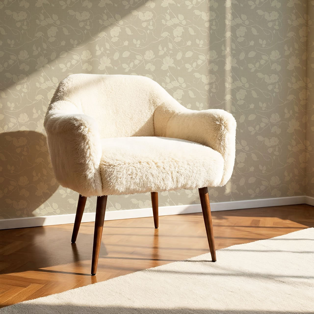 Verdantine Vines Taupe Wallpaper