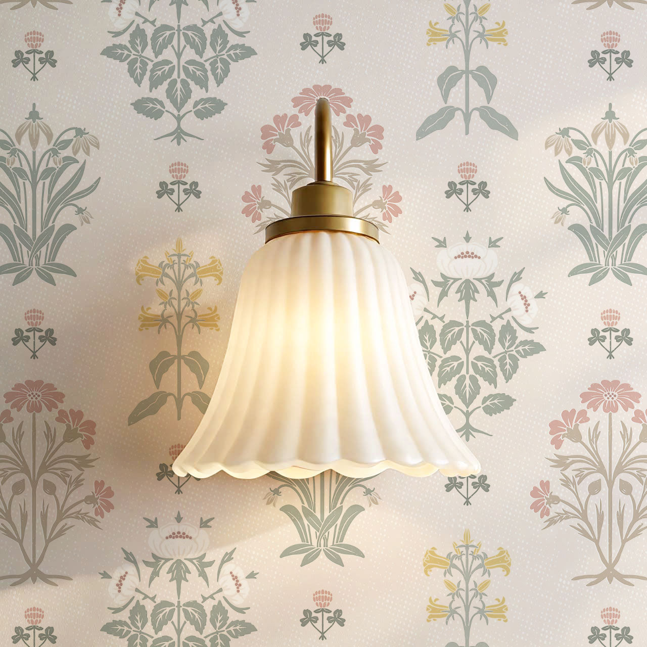 Victoria Millefleur Pink Wallpaper
