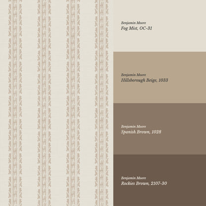 Victoria Stripe Antique Neutral Wallpaper